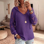 Elegant Lace Hoodie Cardigan