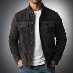 Men’s Vintage Suede Utility Jacket