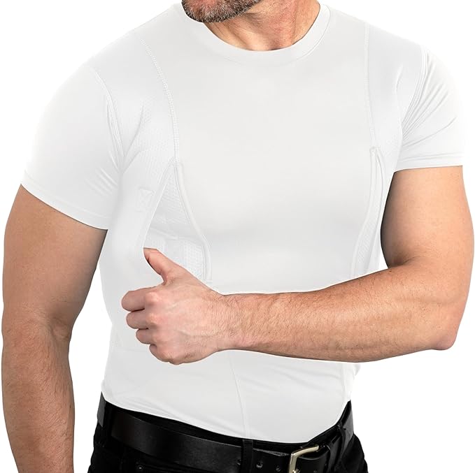 Shadow Carry Tee dual-side carry design