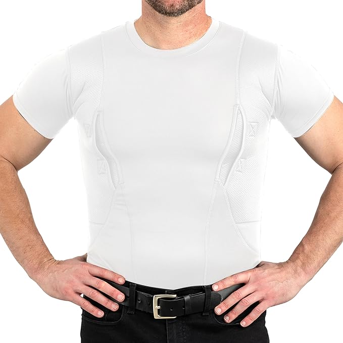Shadow Carry Tee concealed layering detail