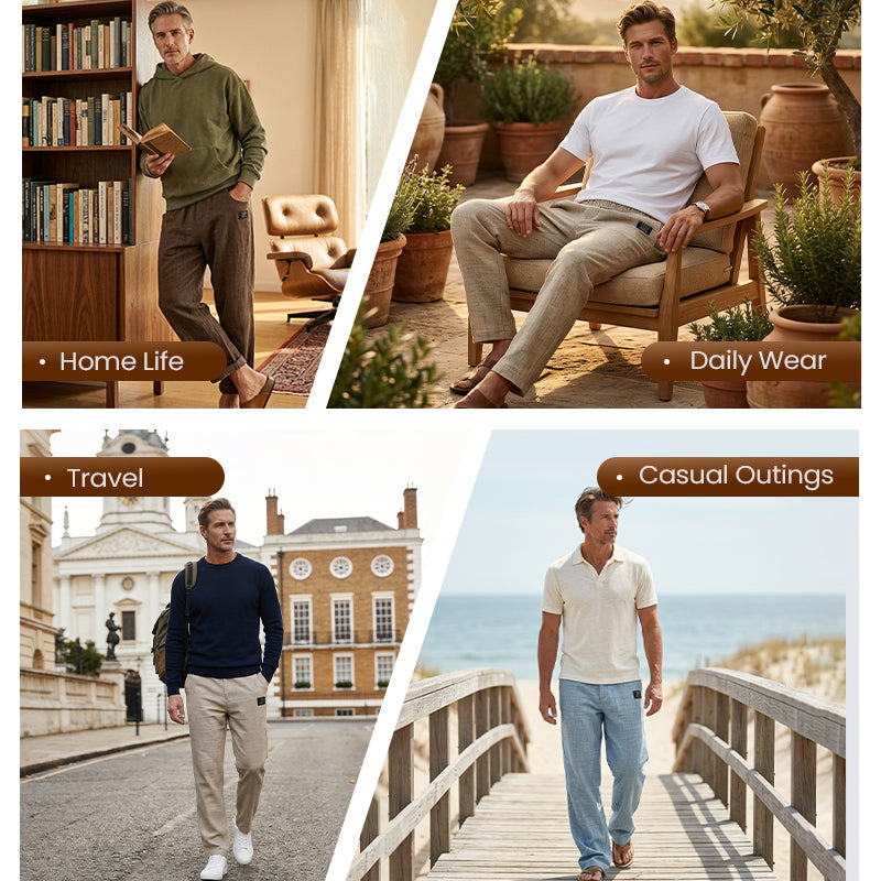 💕60% OFF!!💕Breathable Straight-Leg Trousers for Men - image 8