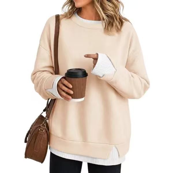 Women's Relaxed Layered Long-Sleeve Sweatshirt - product image 11