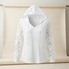 Elegant Lace Hoodie Cardigan